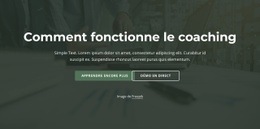 Comment Fonctionne Le Coaching - Maquette De Site Web De Fonctionnalités