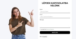 Lépjen Kapcsolatba Velünk Most – Egyéni WordPress-Téma