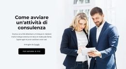 Consulenza Aziendale - HTML Website Creator