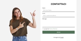 Contattaci Ora - Pagina Di Destinazione HTML