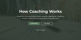 How Coaching Work - Joomla Page Builder