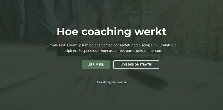 Hoe coaching werkt Sjabloon