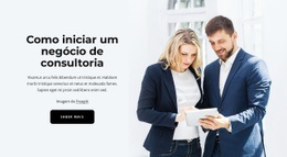 Empresa De Consultoria - HTML Website Creator