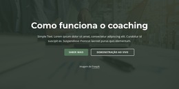 Como Funciona O Coaching - Modelo De Site Simples