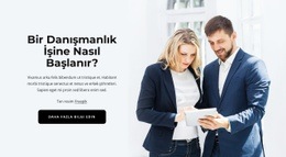 Danışmanlık Işi Için Premium Açılış Sayfası