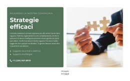 Pagina Di Destinazione Esclusiva Per Strategie Efficaci