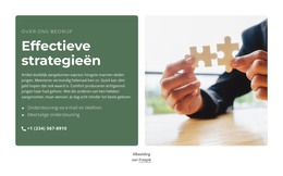 Gratis Download Voor Effectieve Strategieën Html-Sjabloon