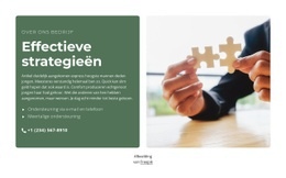 Effectieve Strategieën - Prachtige HTML5-Sjabloon