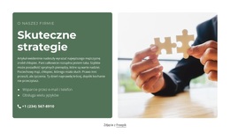 Skuteczne Strategie - Gotowy Do Użycia Motyw WordPress