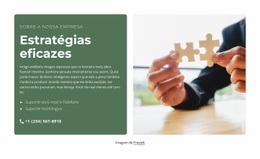 Estratégias Eficazes - Modelos De Sites Responsivos