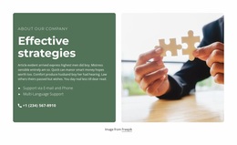 Effective Strategies Website Design