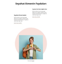 Seyahat Etmenin Faydaları - Web Sitesi Tasarımını Ücretsiz Indirme