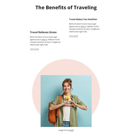 Benefits Of Traveling - Modern WordPress Theme