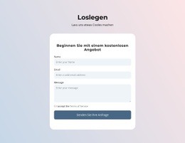 Kontaktformular Auf Steigung - Moderner Website-Builder