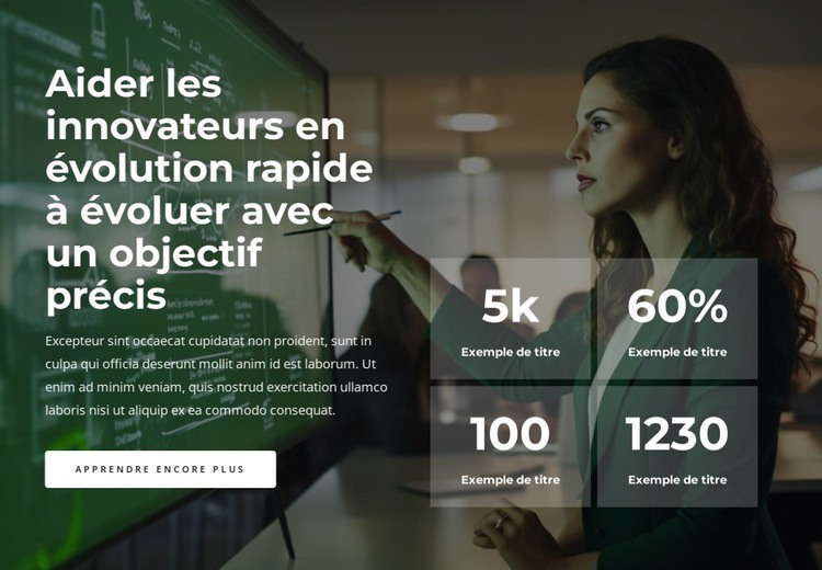 Notre mission est de créer des solutions durables Conception de site Web