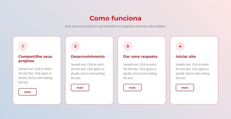 Software complexo baseado na web Modelos de construtor de sites