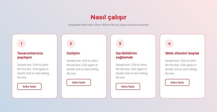 Karmaşık web tabanlı yazılım Html Web Sitesi Oluşturucu