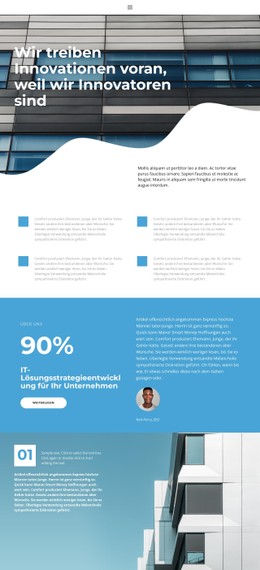 Kleine Und Mittlere Unternehmen Vorlage HTML CSS Responsive