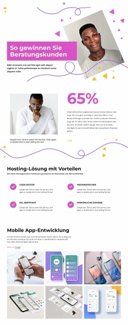 Premium-HTML5-Vorlage Für Mittleres IT-Unternehmen