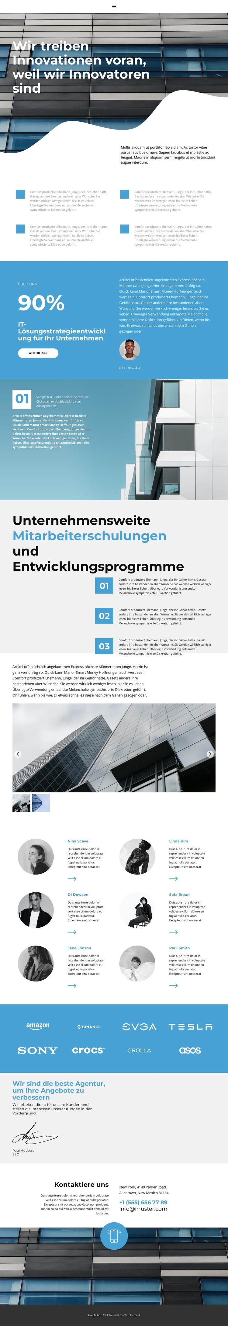 Kleine und mittlere Unternehmen Website design