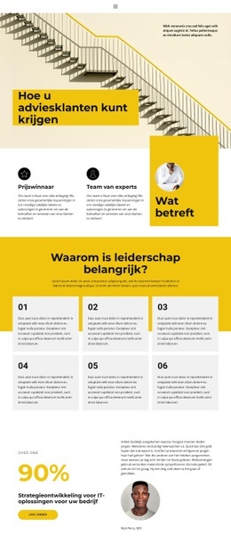 Zakelijke Omgeving - Prachtig Websiteontwerp