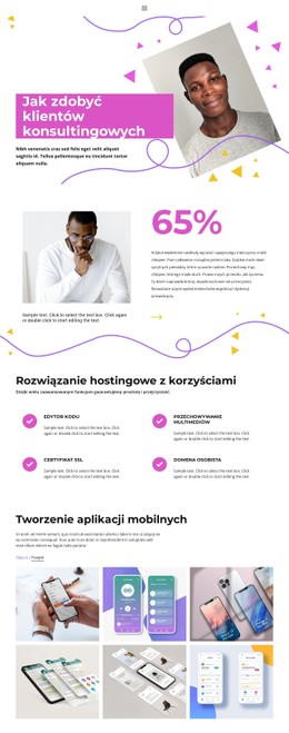 Średnie Przedsiębiorstwo IT Prosty Szablon HTML CSS