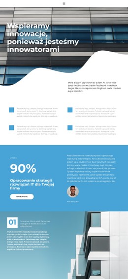 Małe I Średnie Przedsiębiorstwa Szablon HTML CSS Responsywny