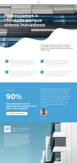 Pequenas E Médias Empresas Modelo HTML CSS Responsivo