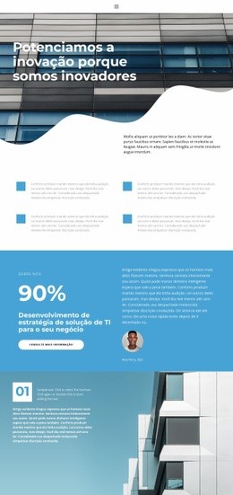 Pequenas E Médias Empresas - Modelo HTML5 Gratuito