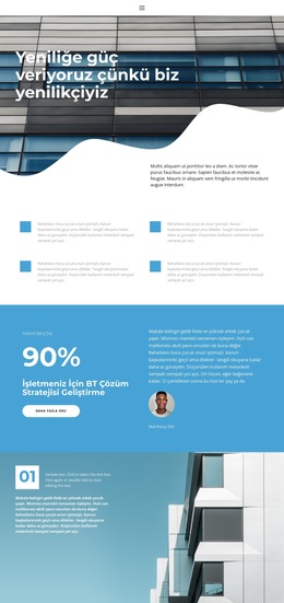 Küçük Ve Orta Ölçekli Işletmeler - Web Şablonu