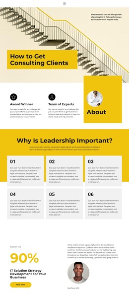 Business Environment - Custom WordPress Theme