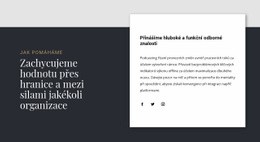 Překrývající Se Skupina Textů – Šablona HTML5