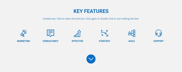 Marketing, agile, strategy CSS Template