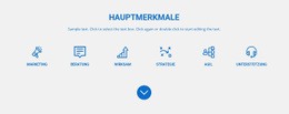 Marketing, Agilität, Strategie - HTML Site Builder