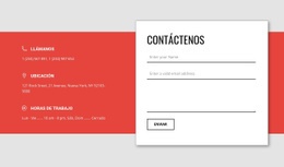 Formulario De Contacto Superpuesto - HTML Designer