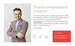 Diseño Empresarial Creativo: Maqueta De Sitio Web Fácil De Usar