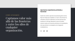 Grupo De Texto Superpuesto Plantilla HTML5 Y CSS3
