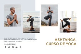 Curso De Ashtanga Yoga: Plantilla HTML5 Moderna