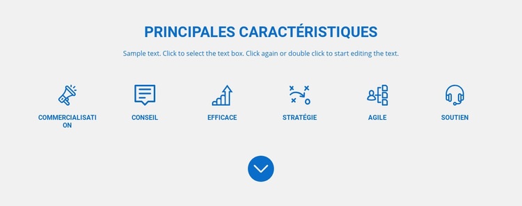 Marketing, agile, stratégie Modèles de constructeur de sites Web