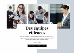 Équipe Efficace - Inspiration De Modèles Joomla