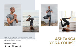 Ashtanga Yoga Course Page Photography Portfolio