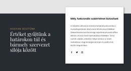 Átfedő Szövegcsoport – HTML5-Sablon