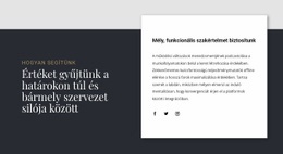 Átfedő Szövegcsoport – Mobilwebhely-Sablon