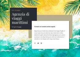 Pagina HTML Per Agenzia Di Viaggi Marittimi
