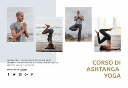 Corso Di Ashtanga Yoga: Modello HTML5 Moderno