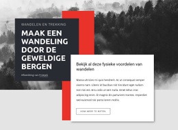 Maak Een Wandeling Door De Geweldige Bergen - Professionele Bestemmingspagina