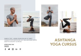 CSS-Indeling Voor Ashtanga Yoga Cursus