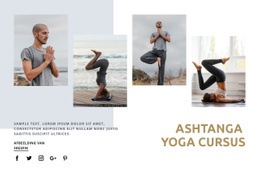 Ashtanga Yoga Cursus - Online HTML Generator