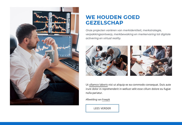 Fijn gezelschap WordPress-thema