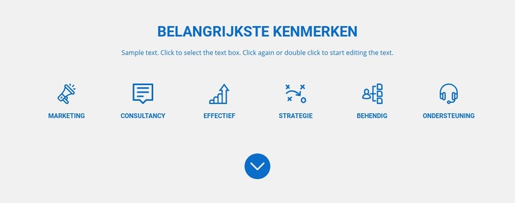 Marketing, agile, strategie Website Builder-sjablonen